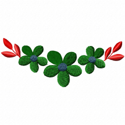 Flowers And Tree Embroidery Design 7 Flowers And Tree Embroidery Design 7
